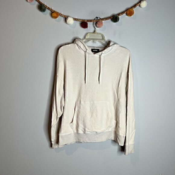 Monrow cream soft hoodie - Picture 1 of 5